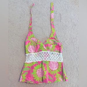 LILLY PULITZER DISCONTINUED HALTER TOP (Size 6)